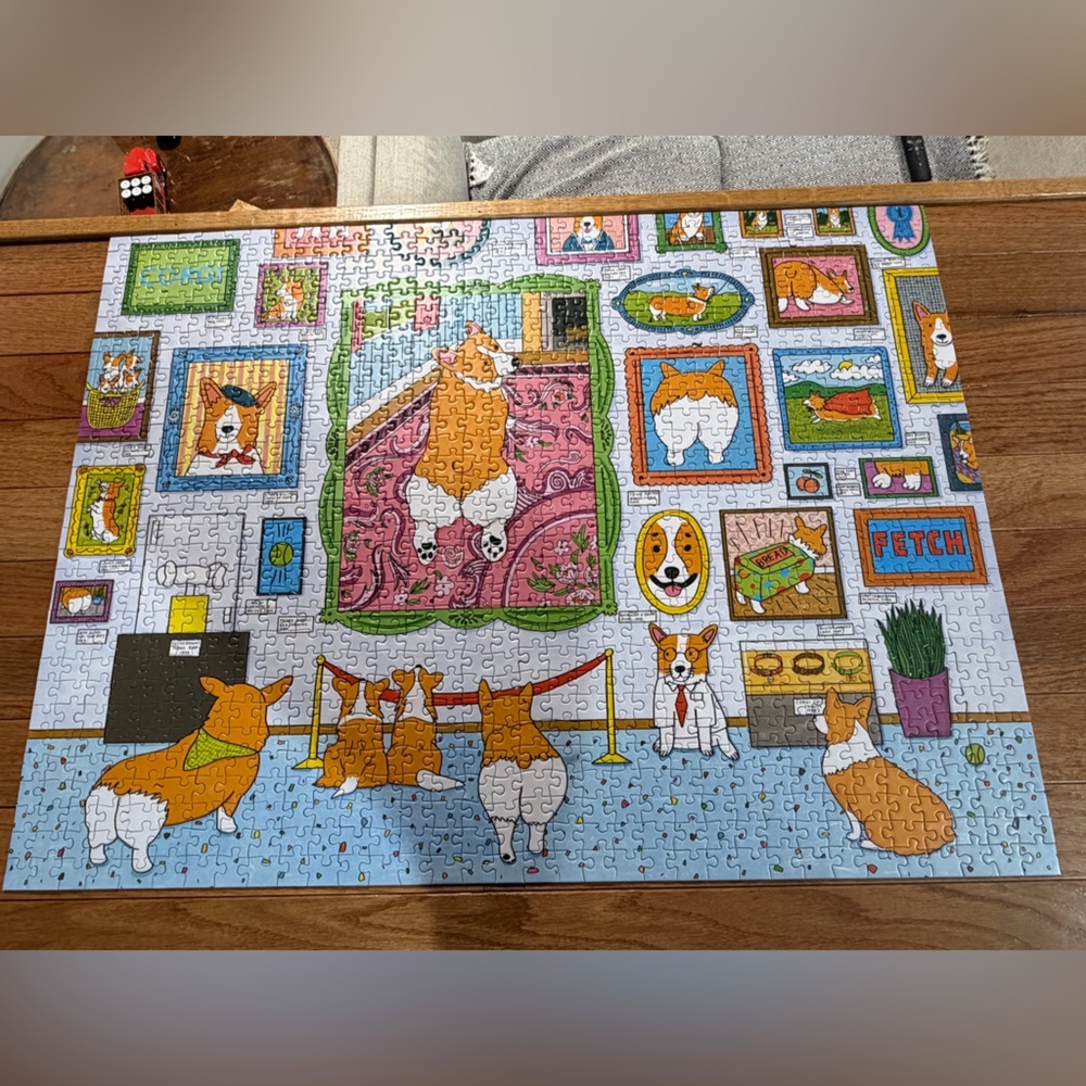 Galison museum of the corgi 1000 piece puzzle - Picture 2 of 2